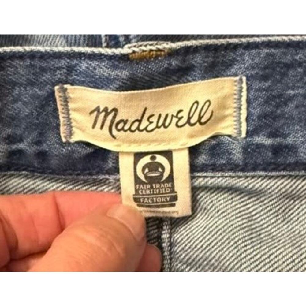 Madewell Superwide-Leg Jeans in Fannin Wash Rigid sz. 26 - Picture 6 of 11